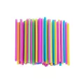 Pailles shaker multi-couleurs 21cm-7mm (11D01)